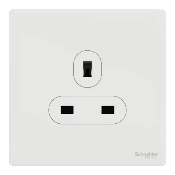 Schneider Socket outlet, Unica X, 13A, 250V, Painted White ,NUX426_PW - Image 2