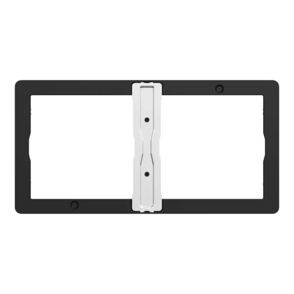 Schneider Cover frame, Unica X, 2 gangs, matt,Jet Black ,NUX_21_JB - Image 3