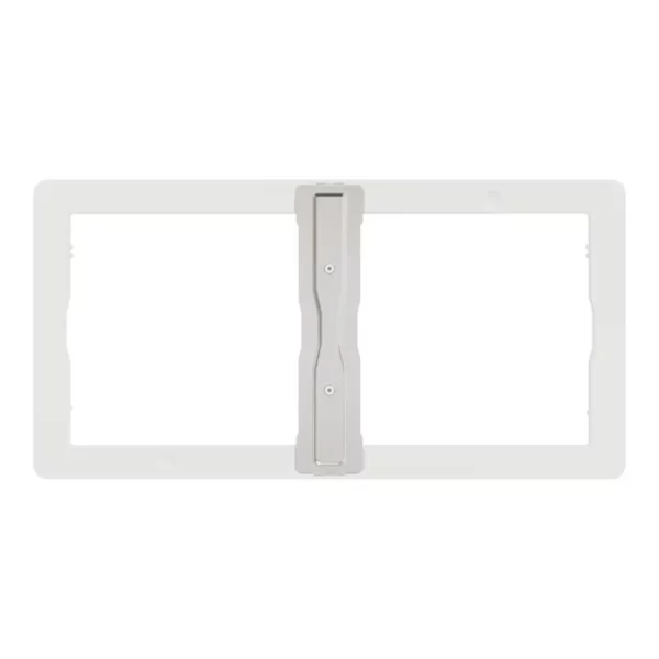Schneider Cover frame, Unica X, 2 gangs, matt, Painted White ,NUX_21_PW - Image 3