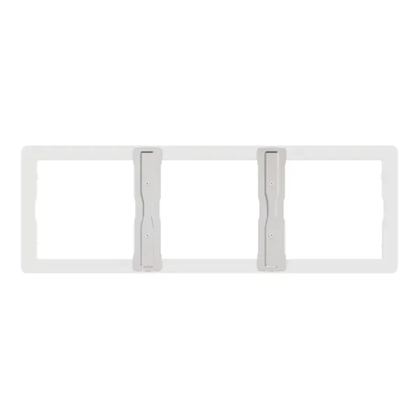 Schneider Cover frame, Unica X, 3 gangs, matt, Painted White ,NUX_31_PW - Image 2