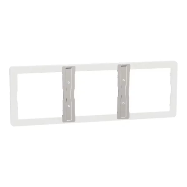 Schneider Cover frame, Unica X, 3 gangs, matt, Painted White ,NUX_31_PW - Image 7