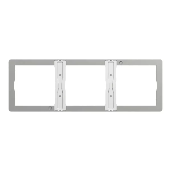 Schneider Cover frame, Unica X, 3 gangs, matt, Stainless Steel ,NUX_31_SS - Image 3