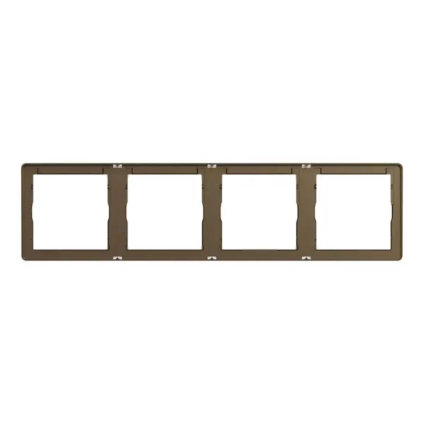 Schneider Cover frame, Unica X, 4 gangs, matt, Antique Bronze ,NUX_41_AB - Image 2