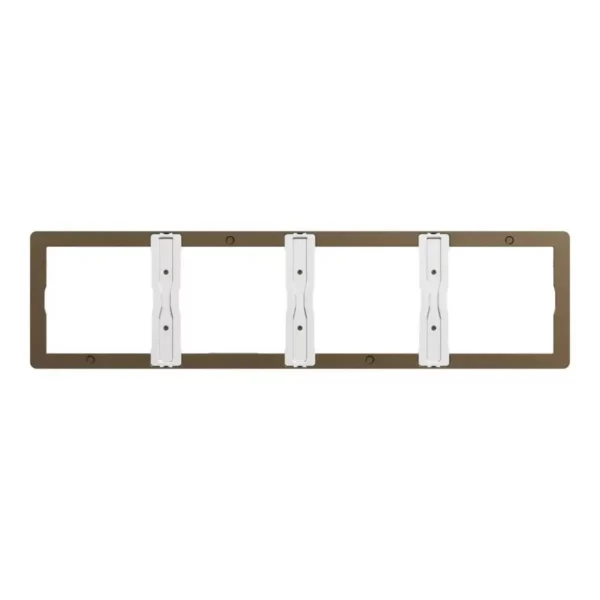 Schneider Cover frame, Unica X, 4 gangs, matt, Antique Bronze ,NUX_41_AB - Image 3