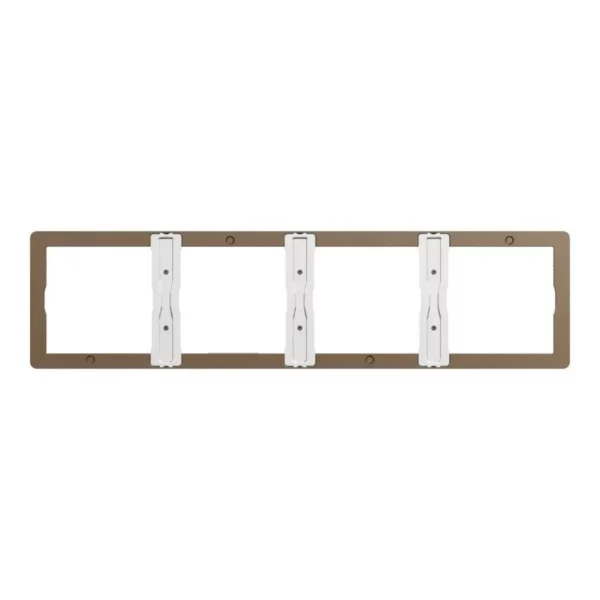 Schneider Cover frame, Unica X, 4 gangs, matt, Dark Bronze ,NUX_41_DB - Image 3