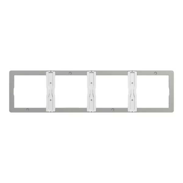Schneider Cover frame, Unica X, 4 gangs, matt, Stainless Steel ,NUX_41_SS - Image 3