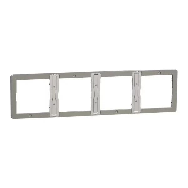 Schneider Cover frame, Unica X, 4 gangs, matt, Stainless Steel ,NUX_41_SS - Image 8