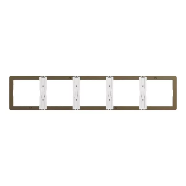 Schneider Cover frame, Unica X, 5 gangs, matt, Antique Bronze ,NUX_51_AB - Image 3