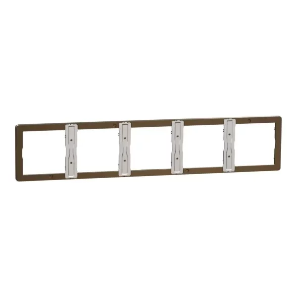 Schneider Cover frame, Unica X, 5 gangs, matt, Antique Bronze ,NUX_51_AB - Image 8