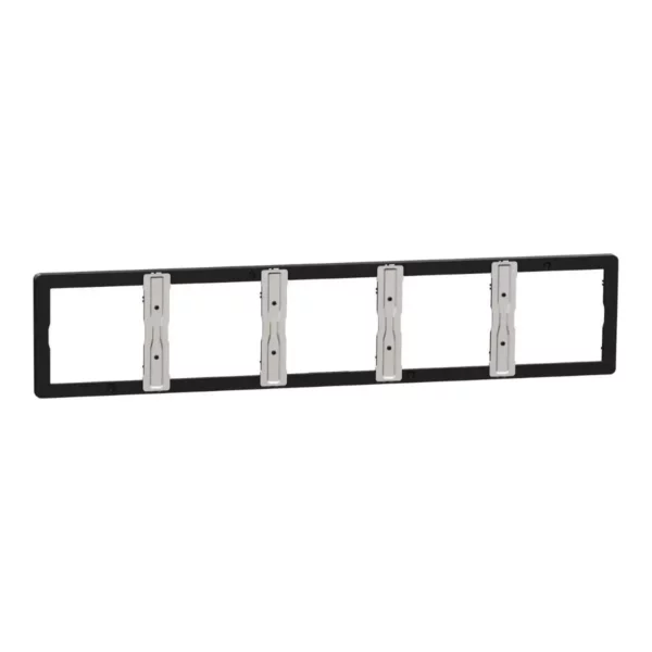 Schneider Cover frame, Unica X, 5 gangs, matt,Jet Black NUX_51_JB - Image 8