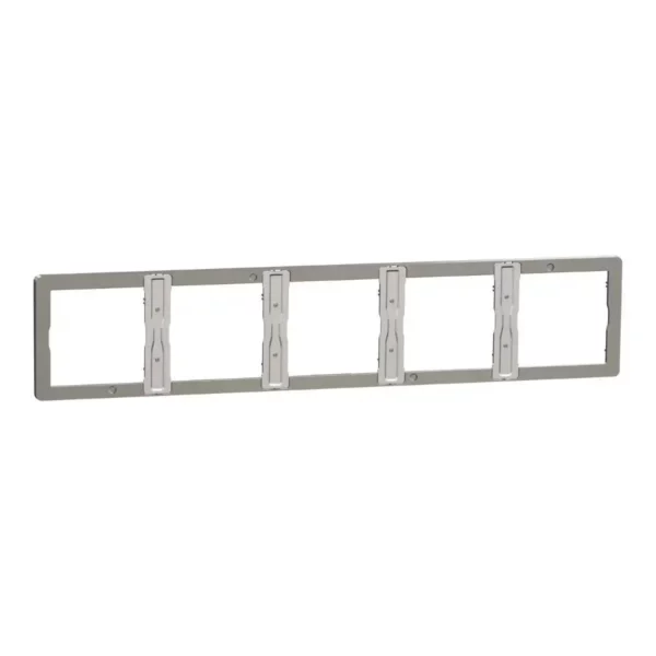 Schneider Cover frame, Unica X, 5 gangs, matt, Stainless Steel NUX_51_SS - Image 8