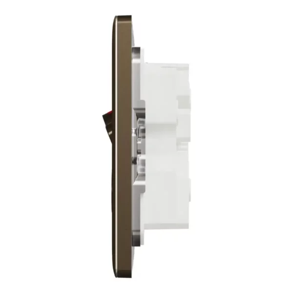 Schneider Cooker control unit, Unica X, 45A, 250V, 1 gang, 2 pole, Antique Bronze, NUXT15D45N_AB - Image 4