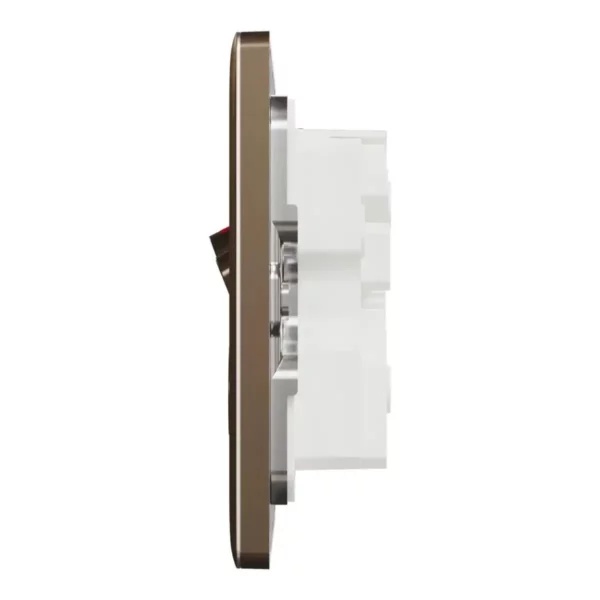 Schneider Cooker control unit, Unica X, 45A, 250V, 1 gang, 2 pole, Dark Bronze, NUXT15D45N_DB - Image 4