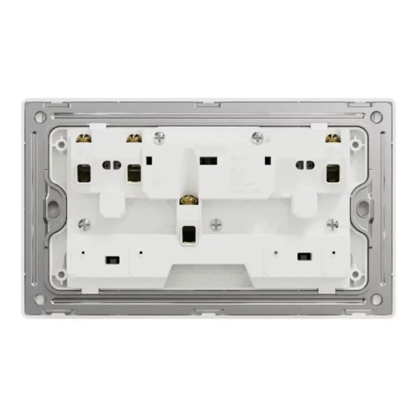 Schneider Switched socket, Unica X, 13A, 250V, 2 gangs, Dark Bronze ,NUXT25_DB - Image 3