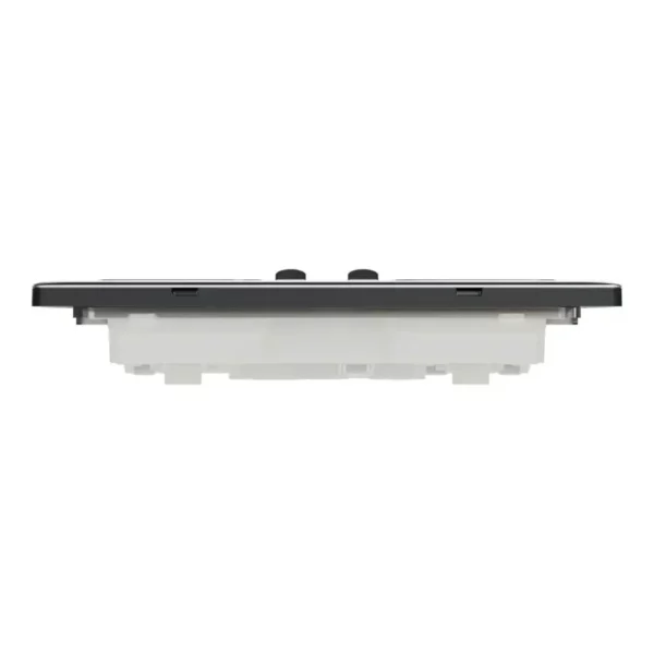 Schneider Switched socket, Unica X, 13A, 250V, 2 gangs, Dark Grey ,NUXT25_DG - Image 7