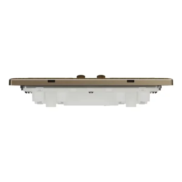 Schneider Switched socket, Unica X, 13A, 250V, 2 gangs 2 pole, Antique Bronze ,NUXT25D_AB - Image 7