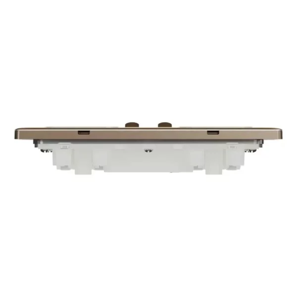 Schneider Switched socket, Unica X, 13A, 250V, 2 gangs, 2 pole, Dark Bronze ,NUXT25D_DB - Image 7