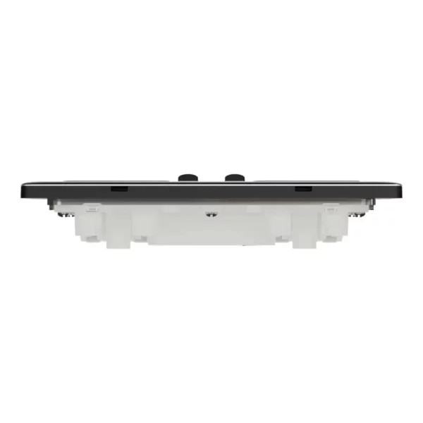 Schneider Switched socket, Unica X, 13A, 250V, 2 gangs, 2 pole,Jet Black ,NUXT25D_JB - Image 7