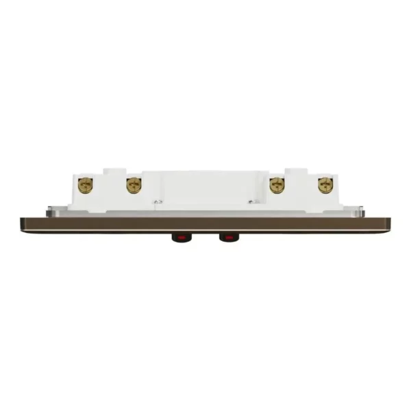 Schneider Switched socket, Unica X, 13A, 250V, 2 gangs, 2 pole, with LED, Antique Bronze, NUXT25DN_AB - Image 6