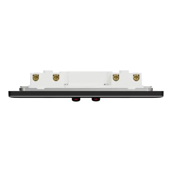 Schnider Switched socket, Unica X, 13A, 250V, 2 gangs, 2 pole, with LED,Jet Black, NUXT25DN_JB - Image 6