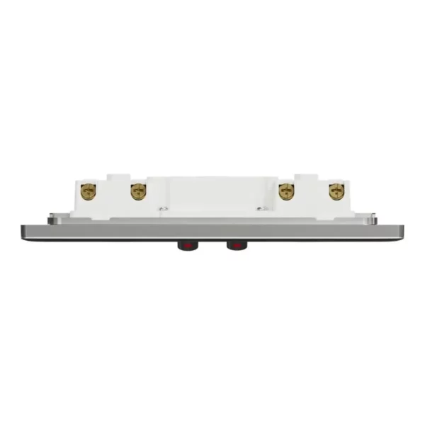 Schneider Switched socket, Unica X, 13A, 250V, 2 gangs, 2 pole, with LED, Stainless Steel, NUXT25DN_SS - Image 6