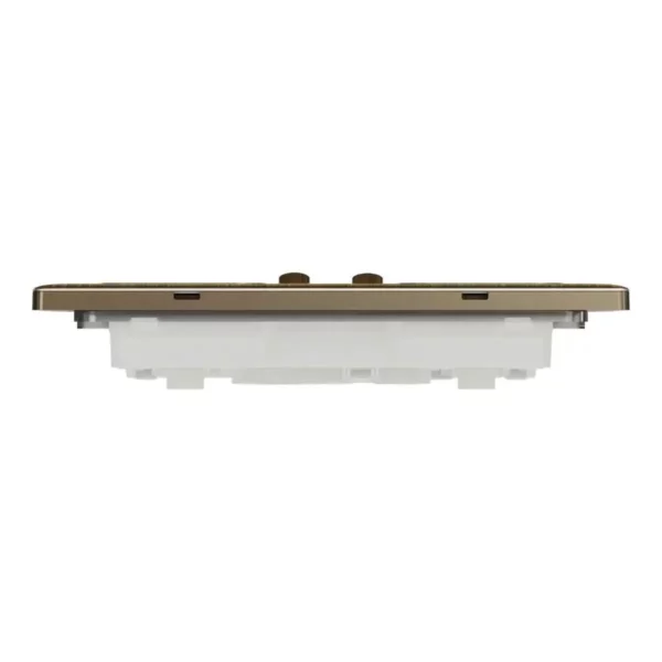 Schneider Switched socket, Unica X, 13A, 250V, 2 gangs, with LED, Antique Bronze ,NUXT25N_AB - Image 7