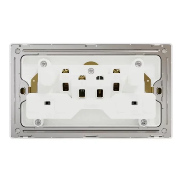 Schneider Socket outlet, Unica X, 13A, 250V, Painted White ,NUXT426_PW - Image 3