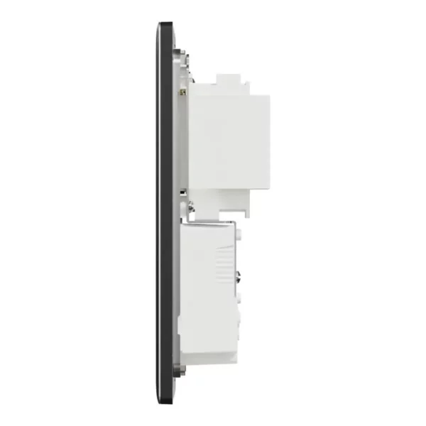 Schneider Shaver socket, Unica X, 115/230V, vertical, Dark Grey ,NUXT727V_DG - Image 4