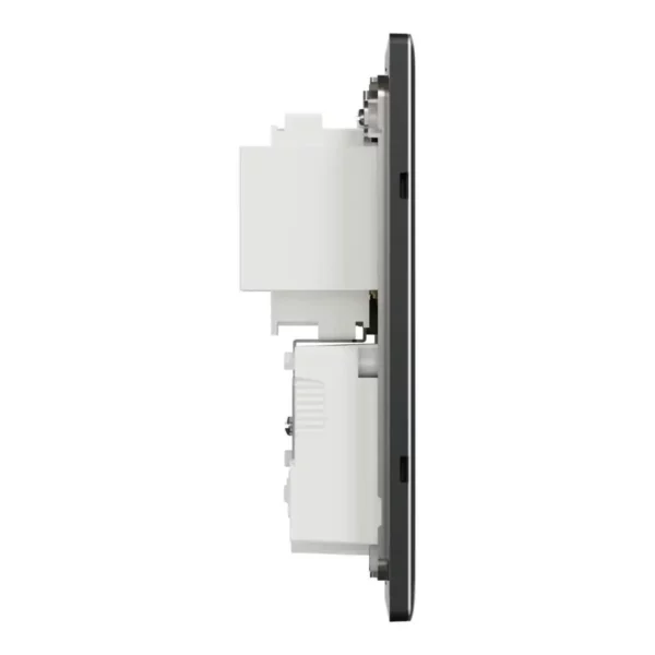 Schneider Shaver socket, Unica X, 115/230V, vertical, Dark Grey ,NUXT727V_DG - Image 5