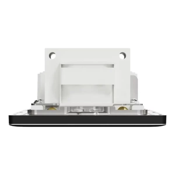 Schneider Shaver socket, Unica X, 115/230V, vertical,Jet Black ,NUXT727V_JB - Image 6