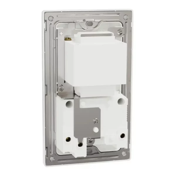 Schneider Shaver socket, Unica X, 115/230V, vertical, Painted White ,NUXT727V_PW - Image 8